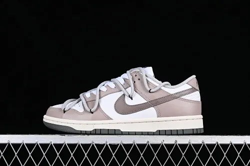 All categories Nk SB Dunk series Nk SB Dunk Low low-top sneakers Nk Dunk Low Retro customized version of deconstructed strappy low-top casual sneakers DD1503-117